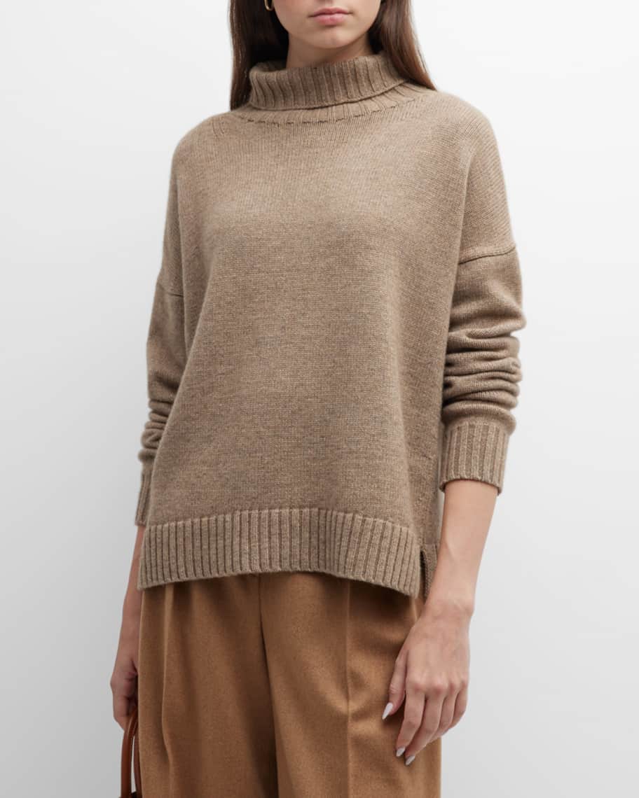 Max Mara Women's Turtleneck Sweater Meana Blue