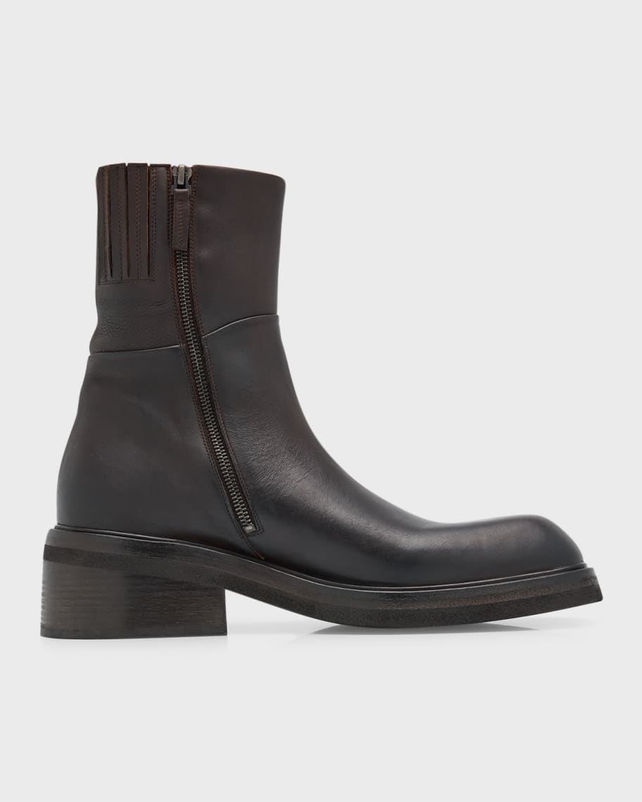 Marsell Men's Facciata Tronchetto Leather Boots | Neiman Marcus