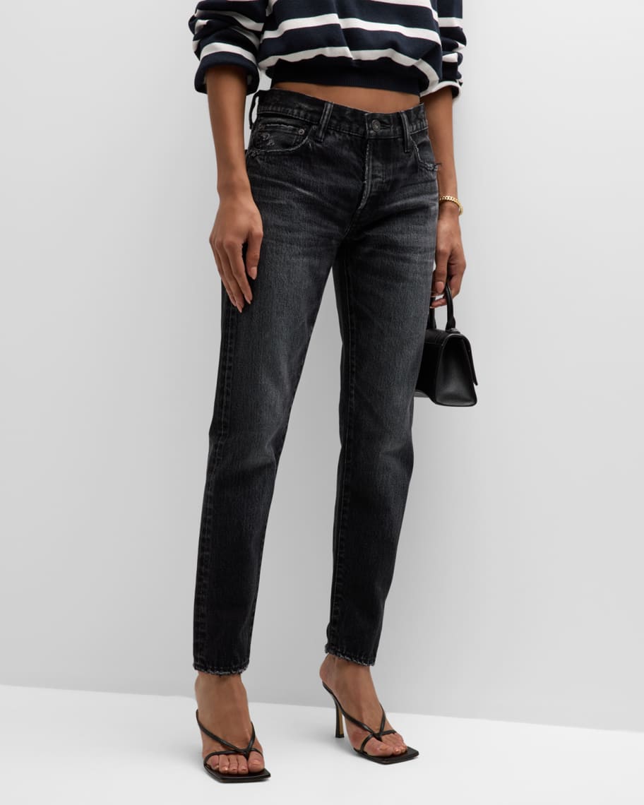 MOUSSY VINTAGE Vellflower Tapered Straight Jeans | Neiman Marcus