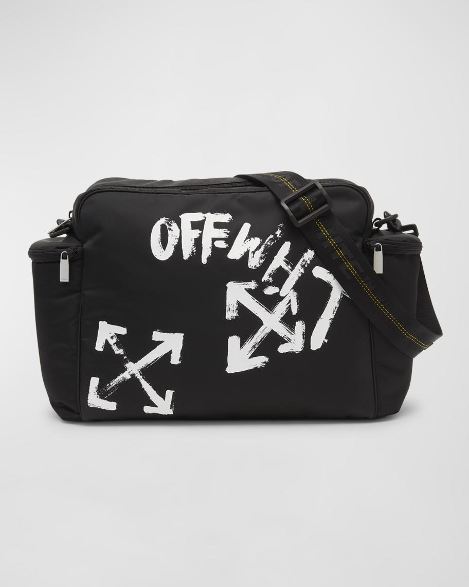 Off-White Paint Script Mama Bag | Neiman Marcus