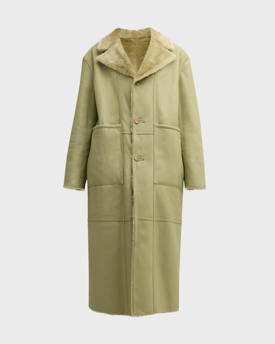 Anne vest shearling coat cheap