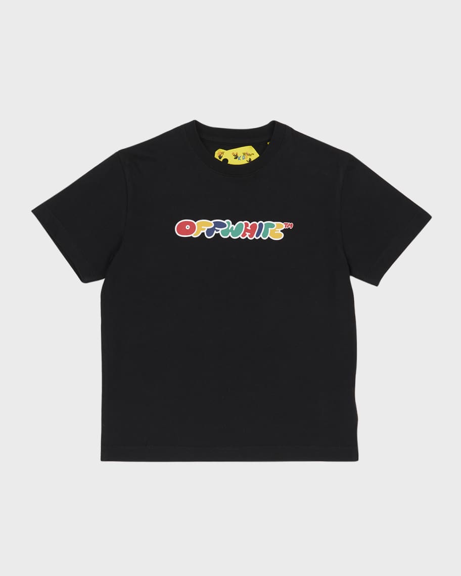 OffWhite Boy's Chunky Letter LogoPrint TShirt, Size 412 Neiman Marcus