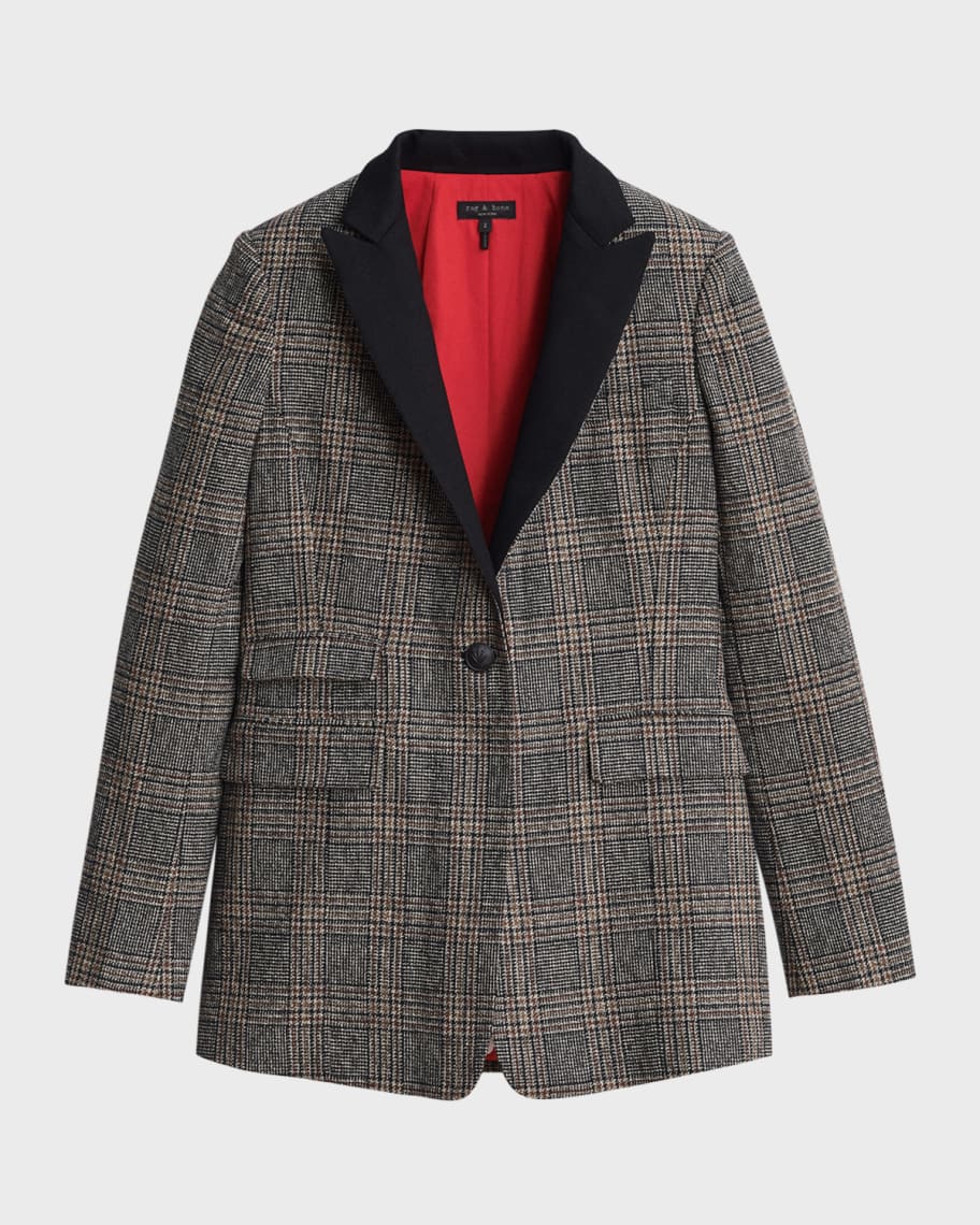 Plaid cotton cheap admiral jacket