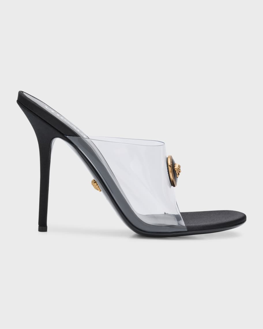 Clear versace shoes store