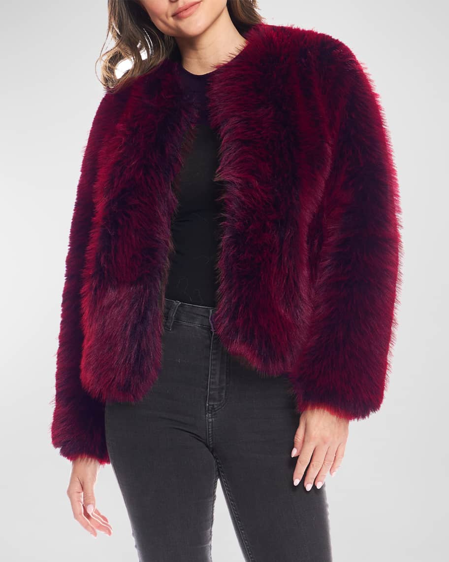Fabulous Furs Happy Hour Faux Fur Short Jacket | Neiman Marcus