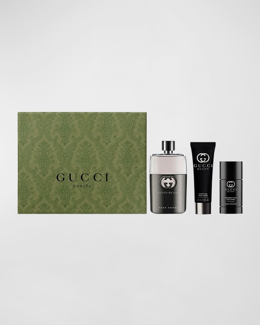 Gucci Gucci Men's 3-Pc. Guilty Pour Homme Eau de Toilette Gift Set ...