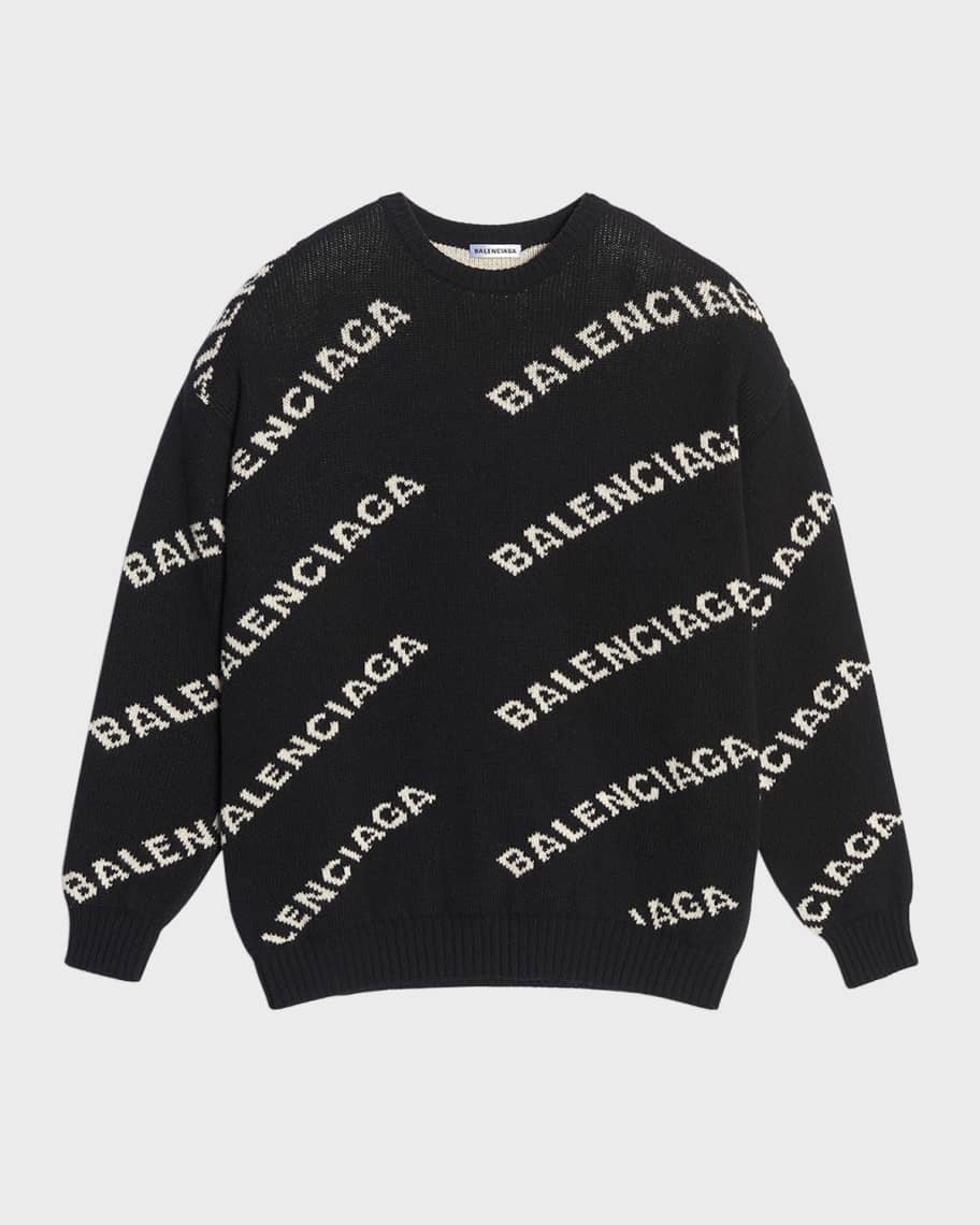 Balenciaga jumper logo clearance