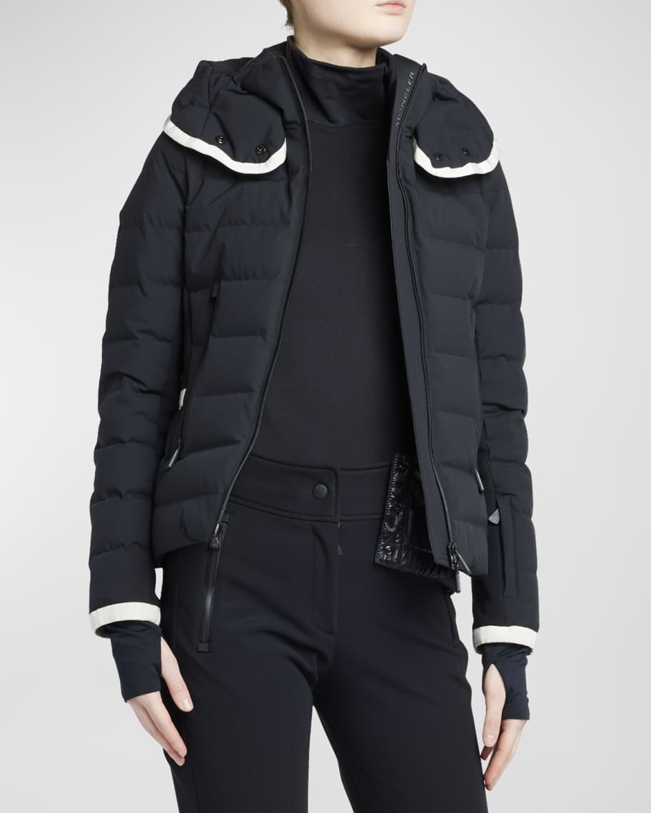 Moncler Grenoble Lamoura Puffer Jacket with Contrast Trim | Neiman Marcus