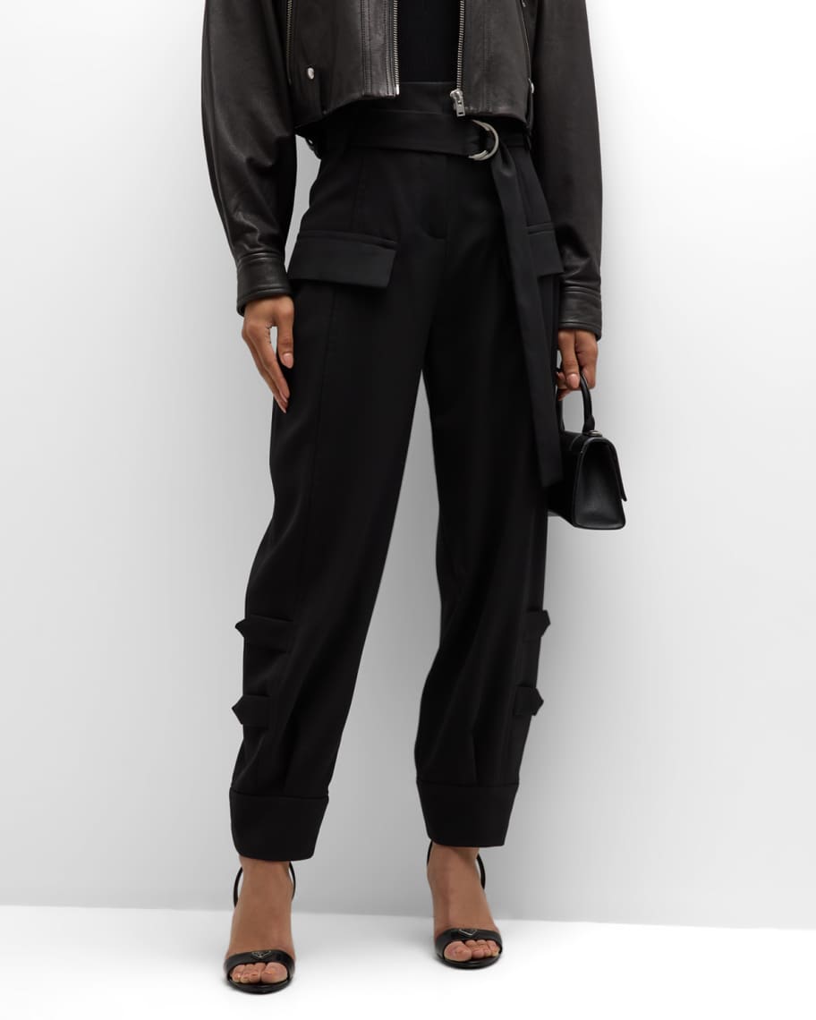 Iro Marita Belted Cargo Joggers Neiman Marcus