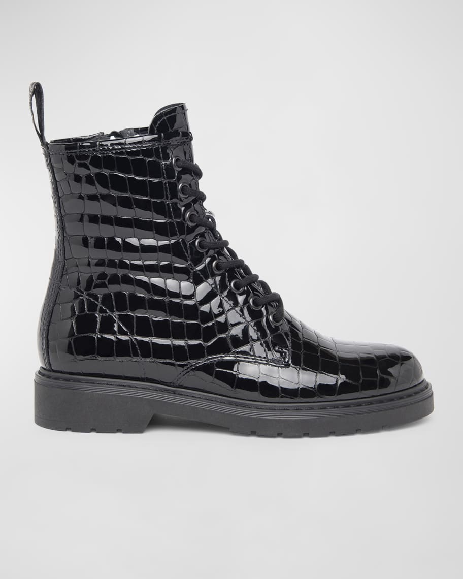 Crocodile combat boots cheap