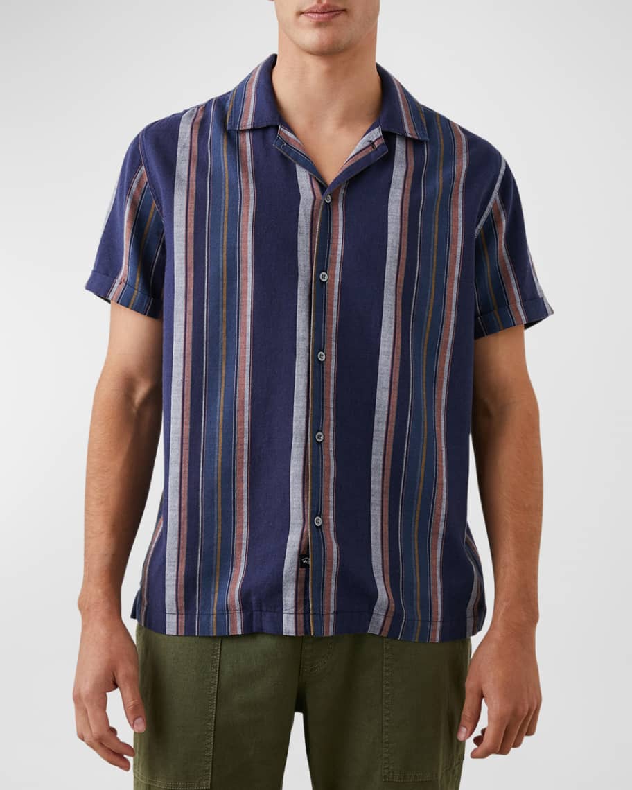 Rails - Amalfi Stripe Camp Shirt