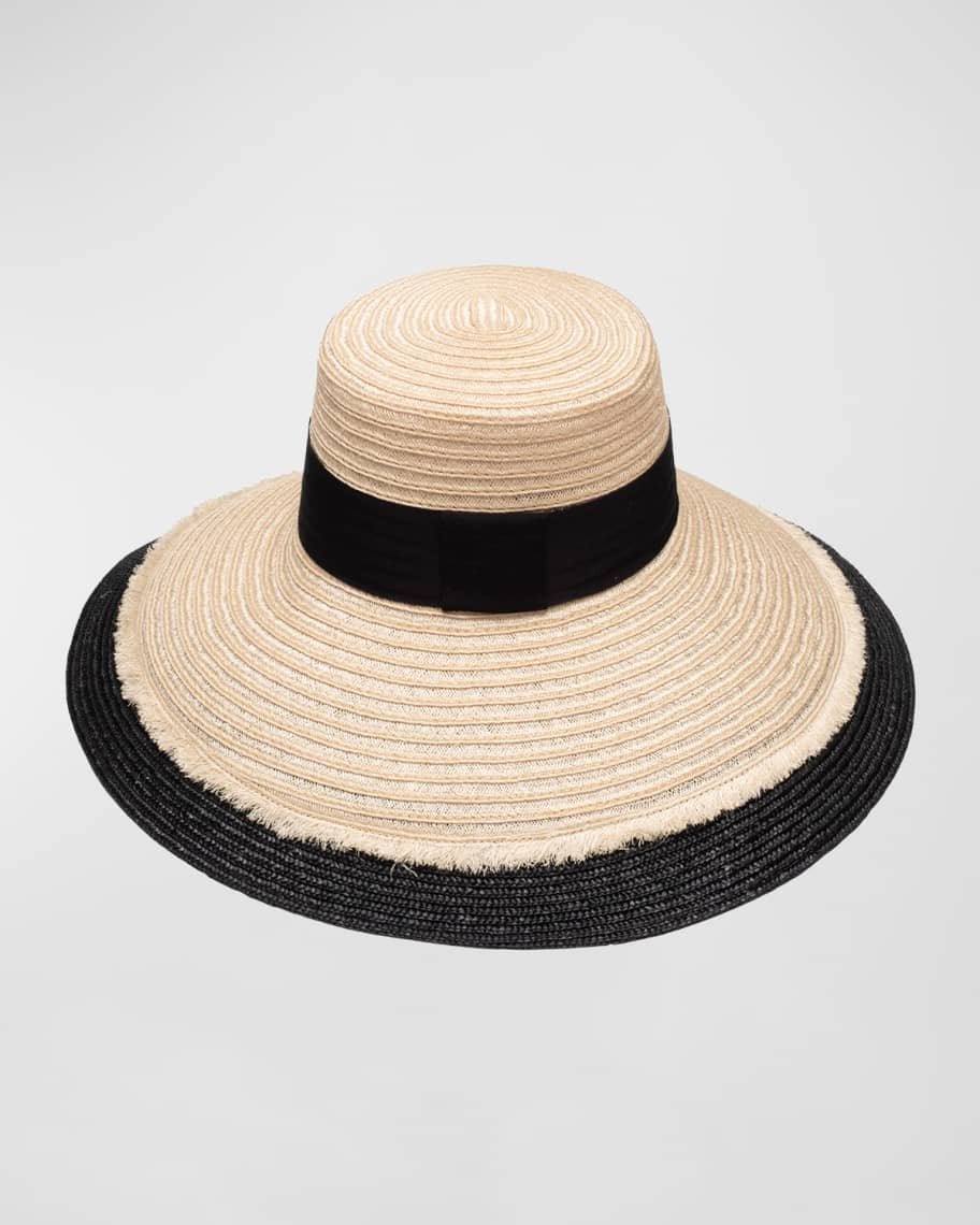 Image 1 of 2: Mirabel Hemp Large Brim Hat