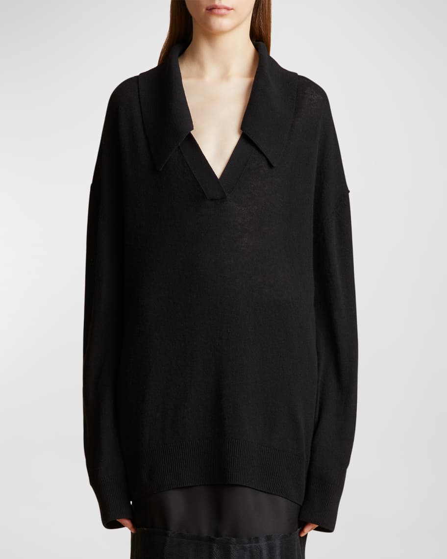 Khaite Elsia Oversized Cashmere Sweater Neiman Marcus 