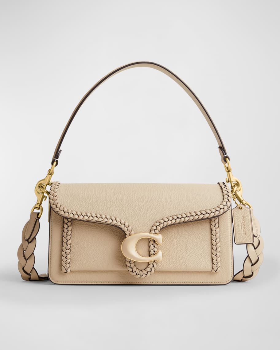 Coach Tabby 26 Braided Leather Shoulder Bag | Neiman Marcus