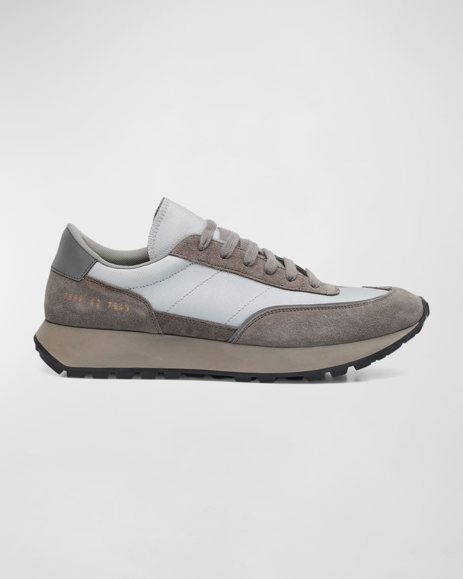 Common Projects Men's Track Technical Runner Sneakers | Neiman Marcus