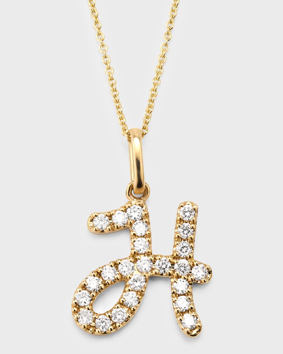 Sydney Evan 14K Pure Gold Multi-Charm Necklace