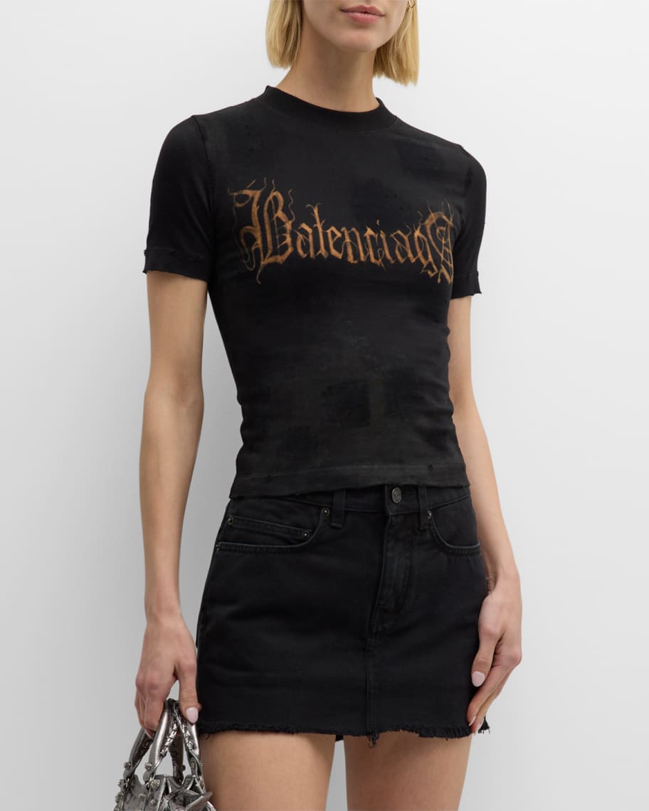 Balenciaga Heavy Metal Tight T Shirt Small Fit