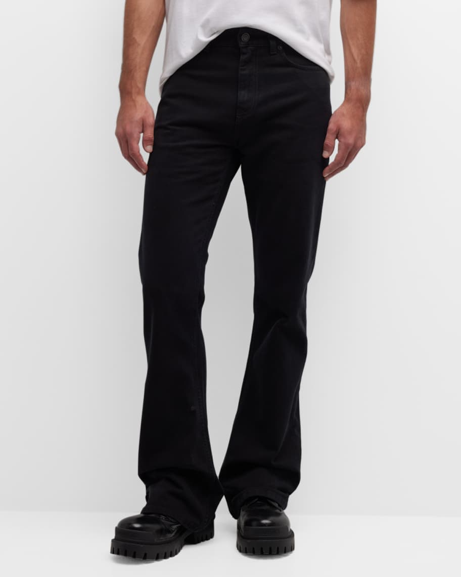 ボトムスその他 Balenciaga Black Bootcut Slim Fit denim trousers Bootcut Pants in Black | Balenciaga US