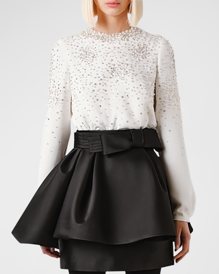 Dice Kayek Embellished LongSleeve Blouse Neiman Marcus