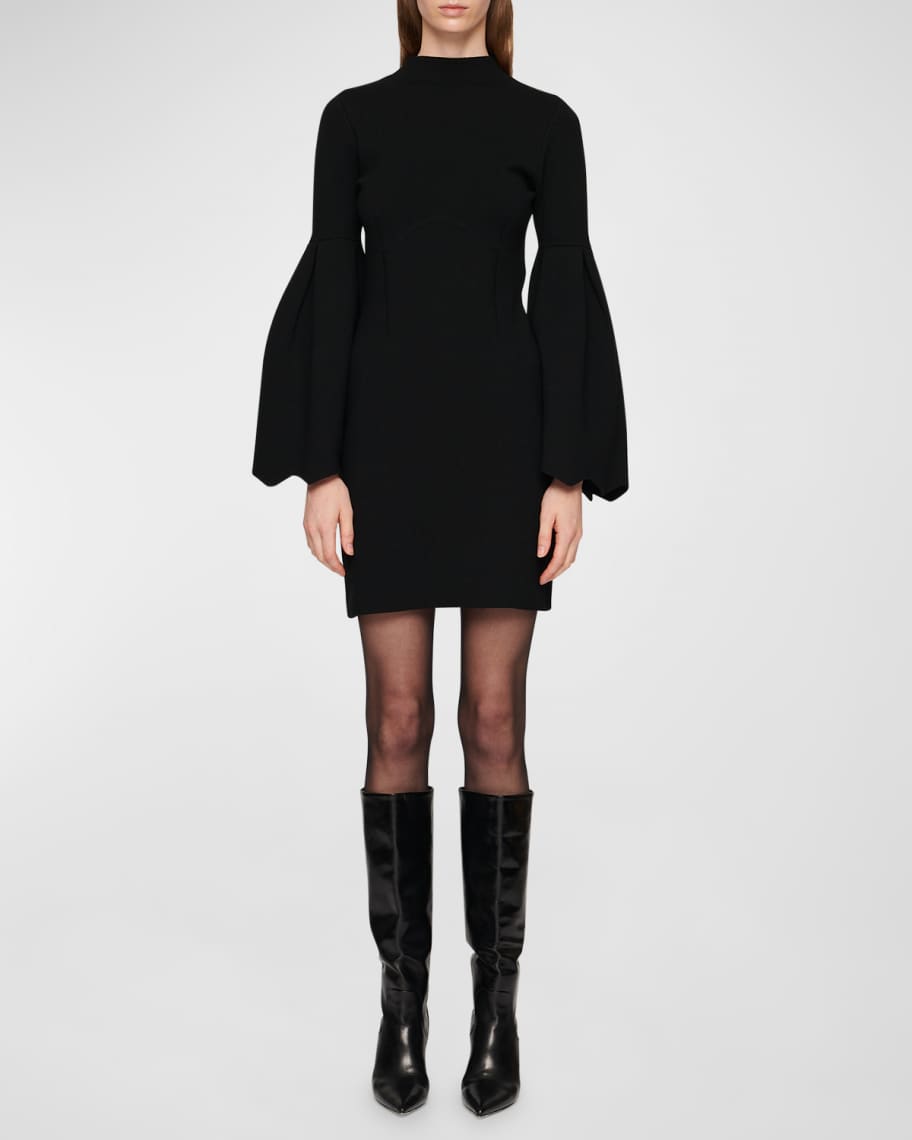 CLEA Ebony Knit Mini Dress | Neiman Marcus