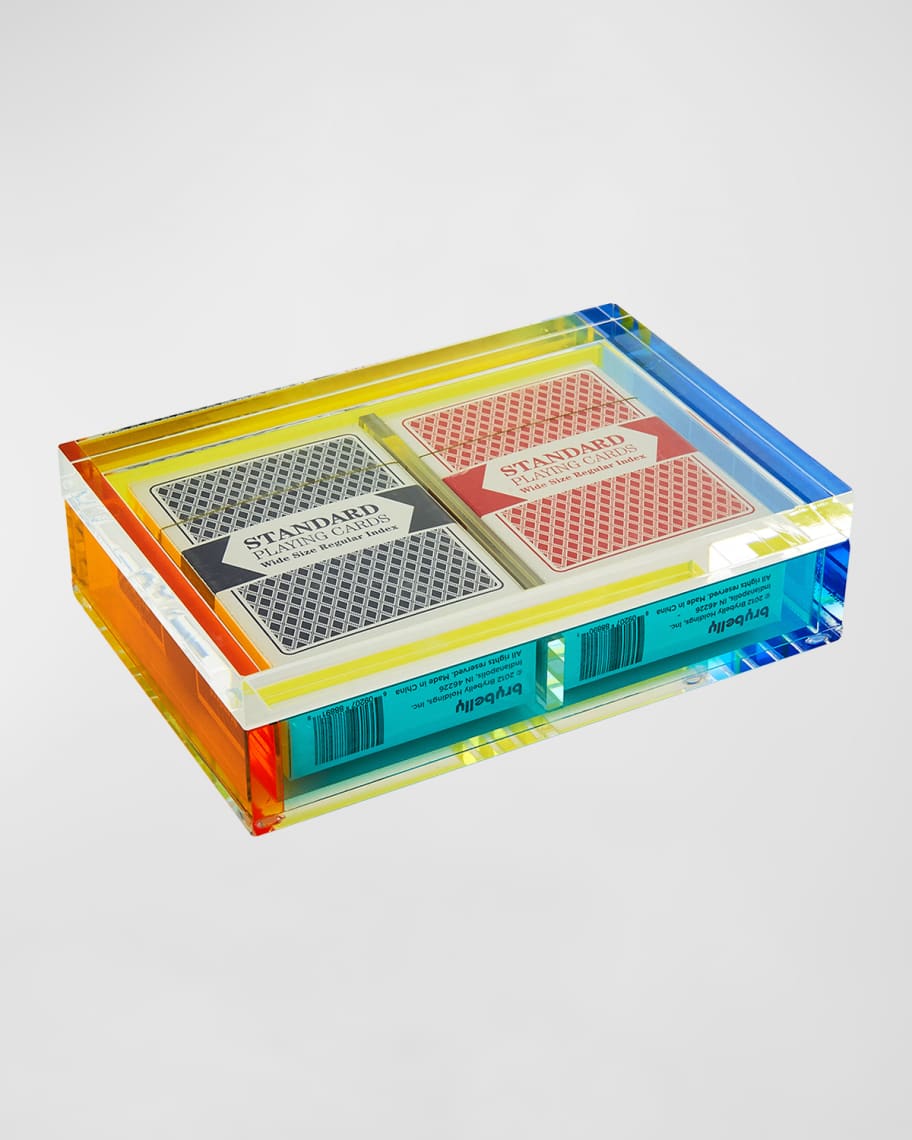Tizo Lucite Card Box Set (Includes 2 Set of Cards)