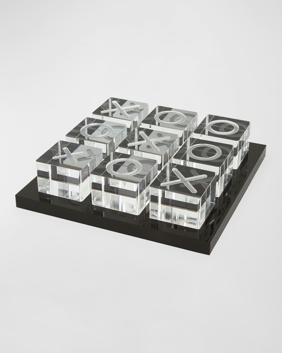 Tizo Clear Tic-Tac-Toe Set