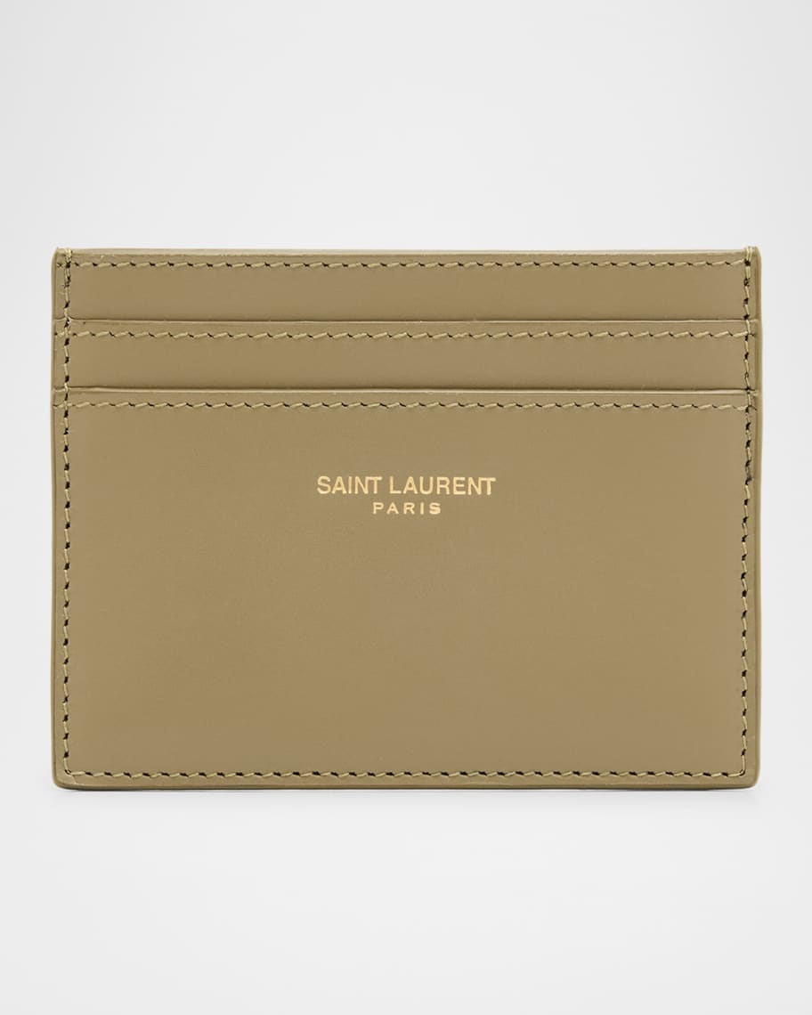 【SAINT LAURENT】Monogram Matelasse Card Holder/追跡可能 Monogram quilted leather card holder in black - Saint