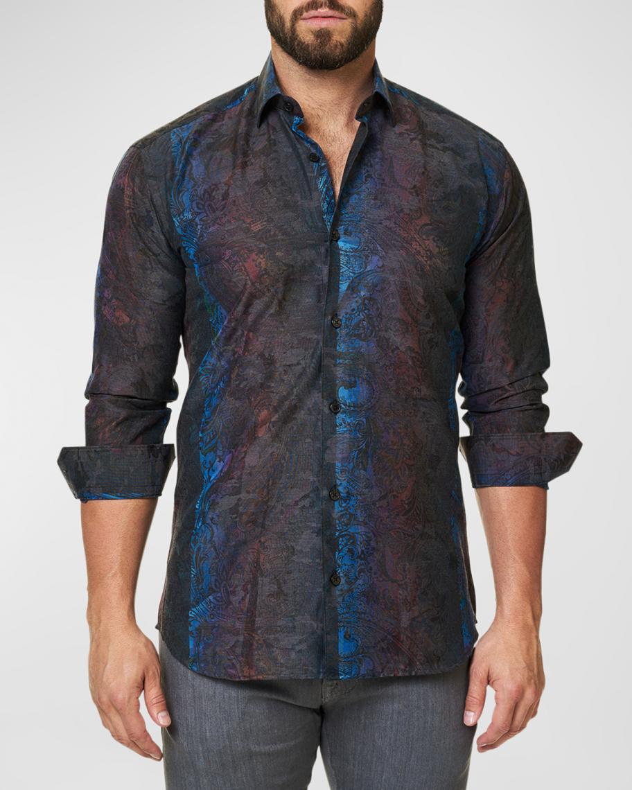 Maceoo Men's Luxor Camo Sport Shirt | Neiman Marcus
