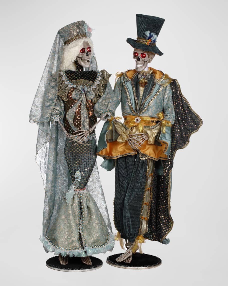 Mark Roberts Sassy Skeletons Set of 2 Neiman Marcus