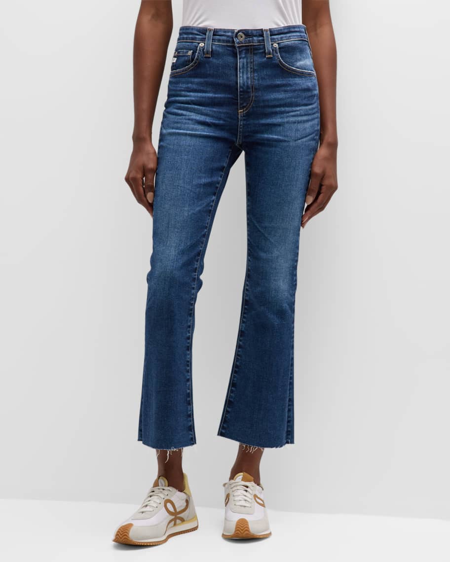 AG Jeans Farrah Bootcut Cropped Jeans | Neiman Marcus