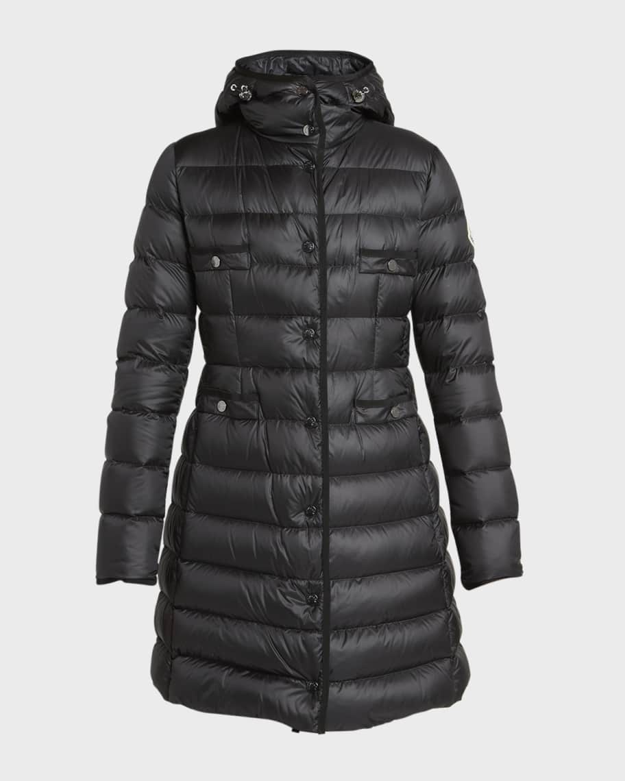 Moncler Hirma Hooded Long Puffer Jacket Neiman Marcus