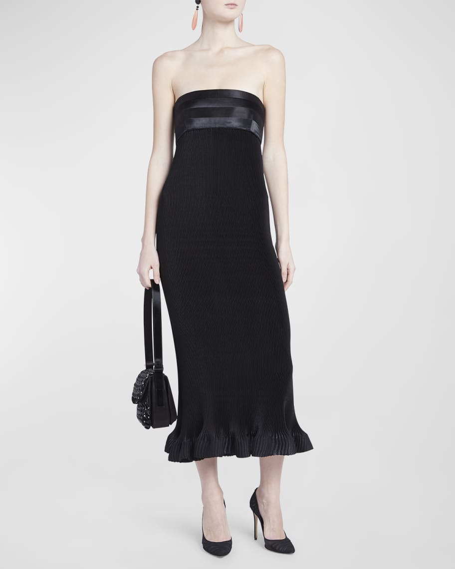 VIP【関税送料無料】希少 Giorgio Armani Silk Midi Dress Giorgio Armani Silk Wrap Midi Dress with Tie Detail