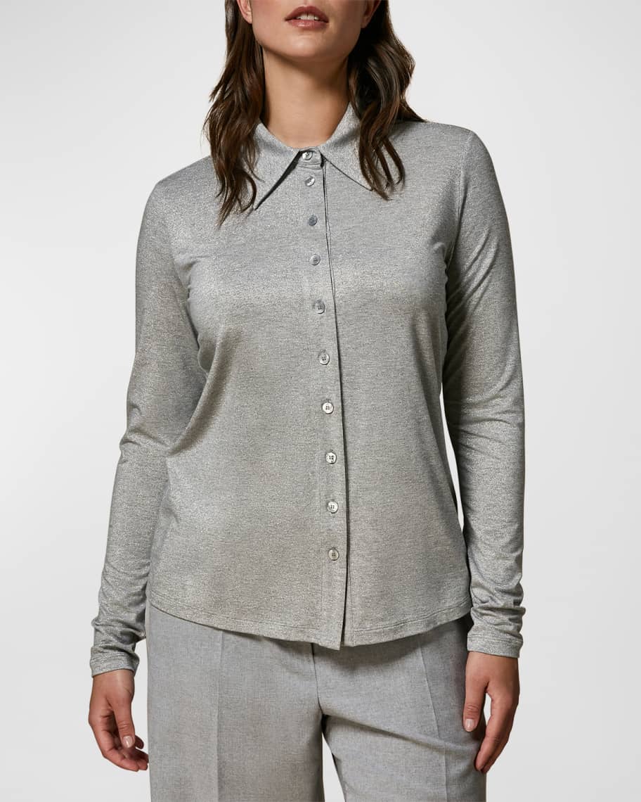 Limited Edition Luxury LV Long Sleeve Shirts For Women Button Down