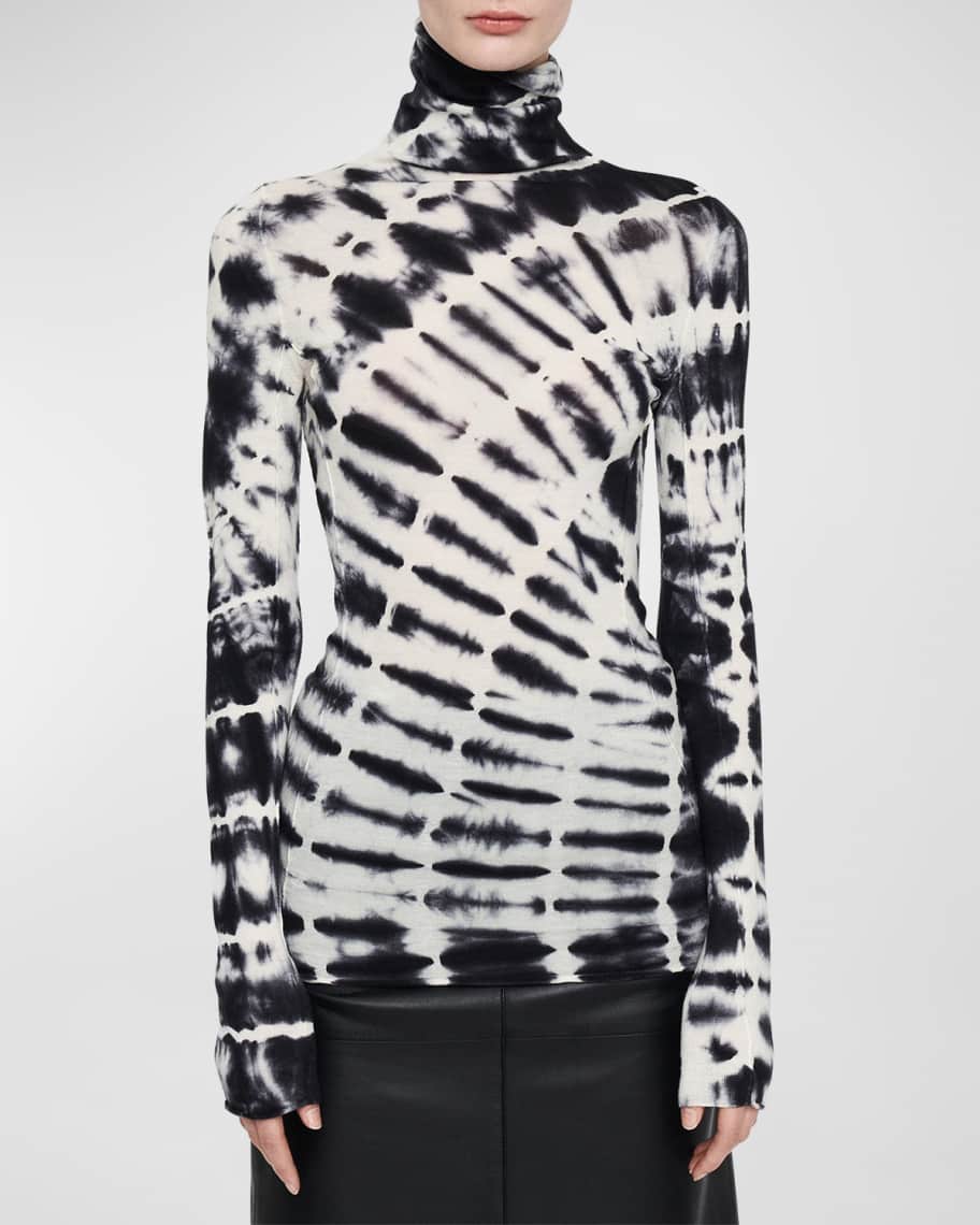 Celine tie 2025 dye turtleneck