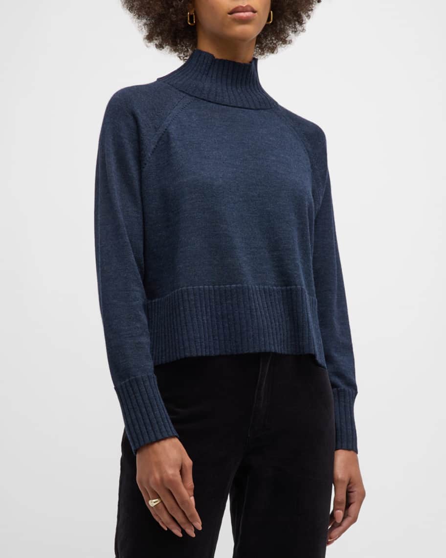 Eileen Fisher Missy Merino Wool Turtleneck Sweater | Neiman Marcus