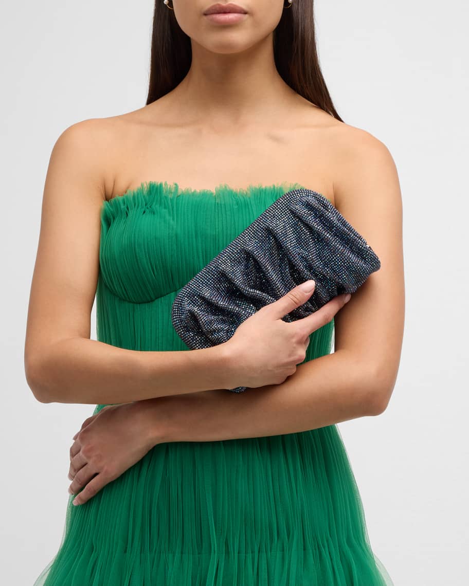 Image 3 of 6: Venus La Grande Crystal Clutch Bag