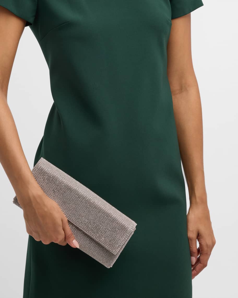 Image 3 of 6: Vittissima La Grande Crystal Clutch Bag