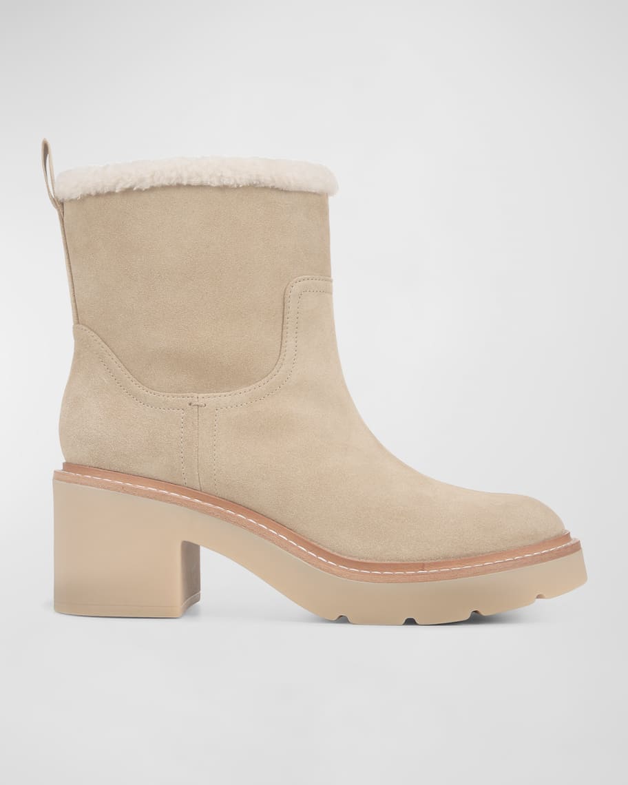 Vince shearling shoes on sale