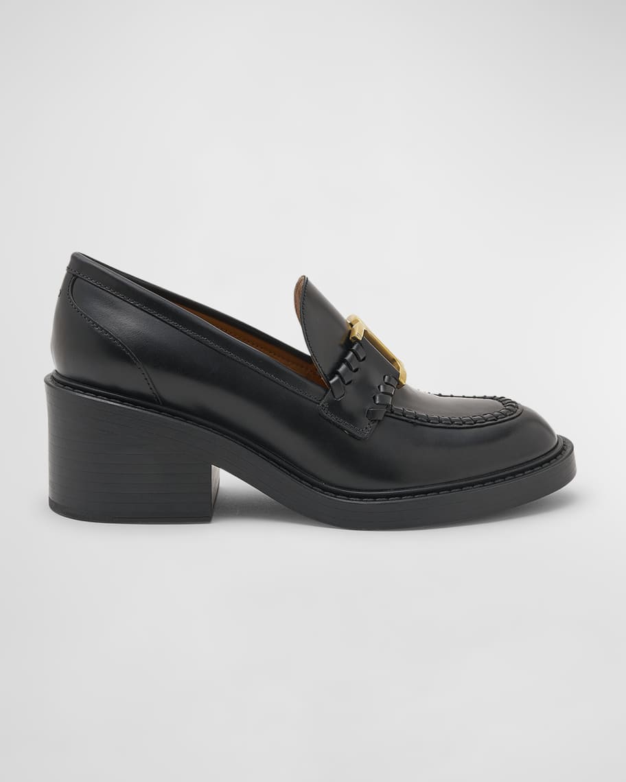 Chloe Marcie Leather Loafers | Neiman Marcus