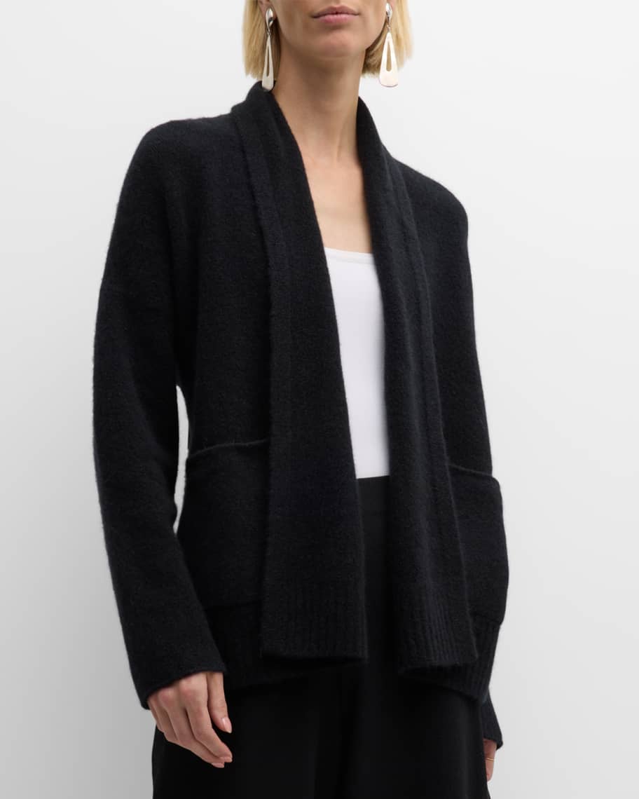 Eileen Fisher Missy Cashmere Silk Boucle Bliss Cardigan | Neiman Marcus