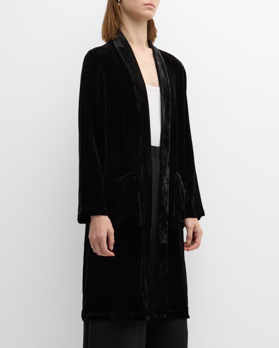 Eileen fisher velvet jacket sale store