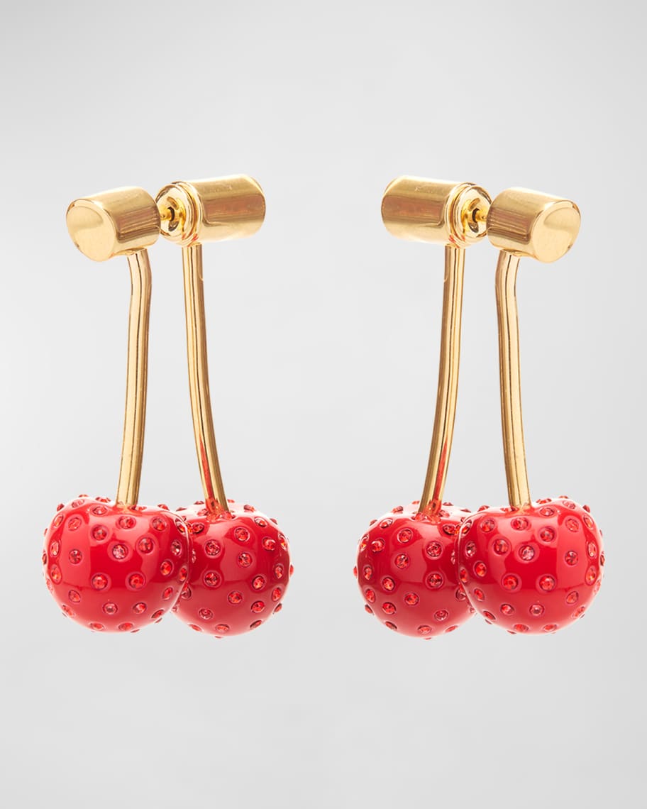 Gucci cherry cheap earrings