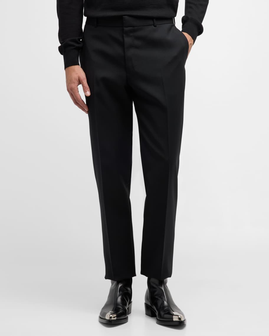 Louis Vuitton Wool Tuxedo Cigarette Pants