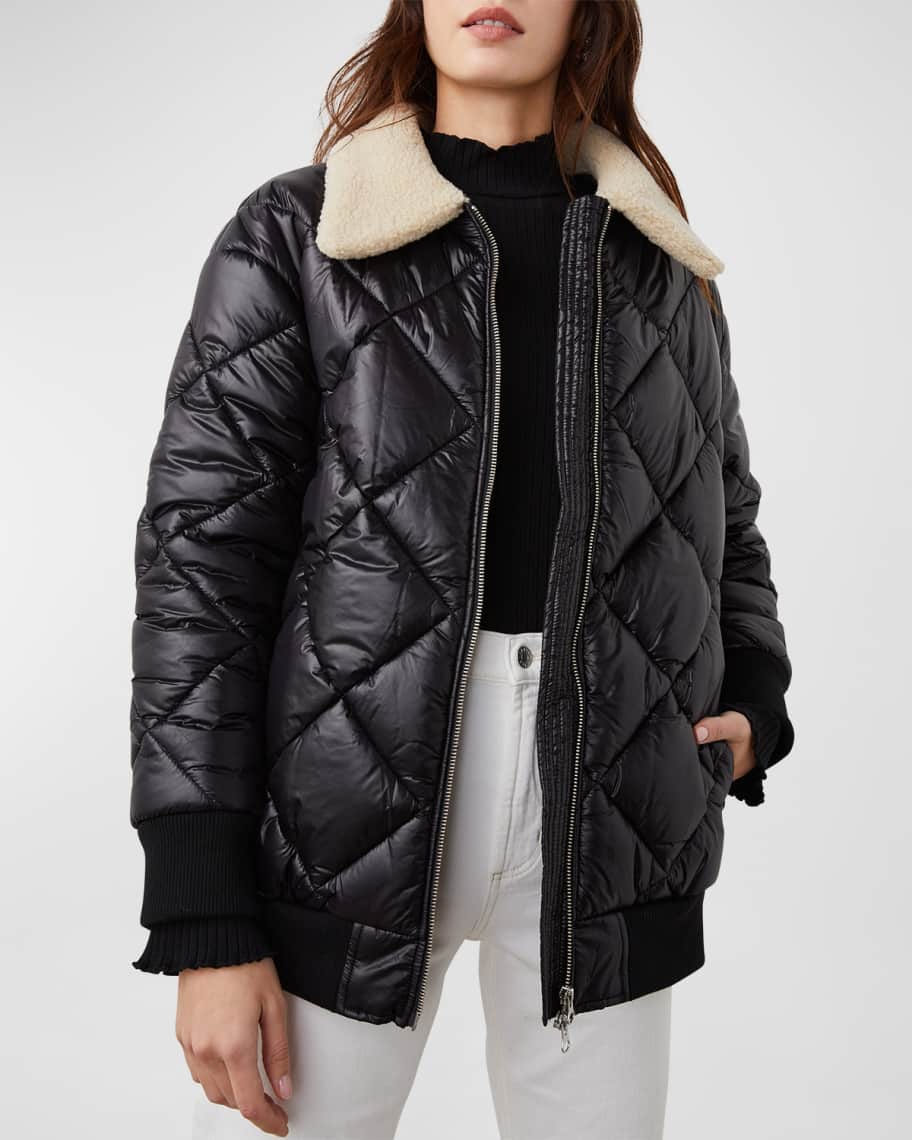 Noisy may faux fur padded parka deals