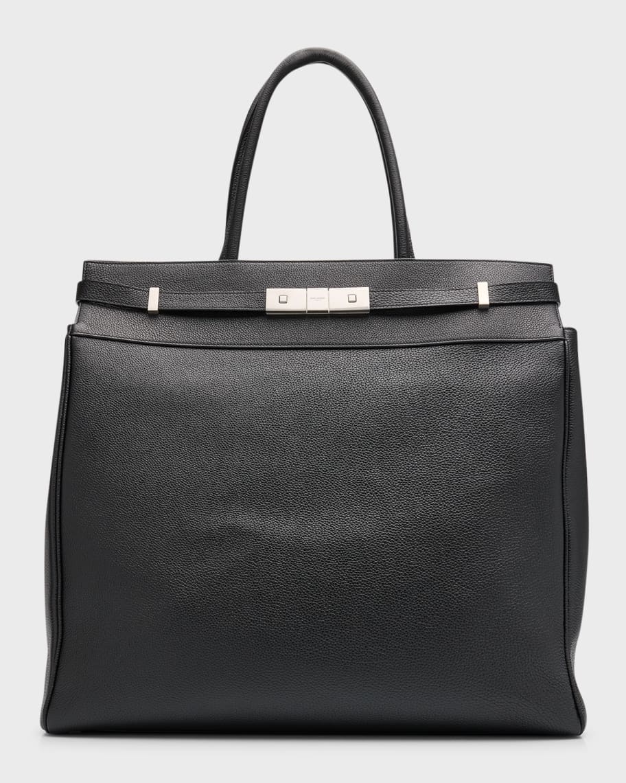 Saint Laurent Medium Manhattan Shoulder Tote in Black for Men