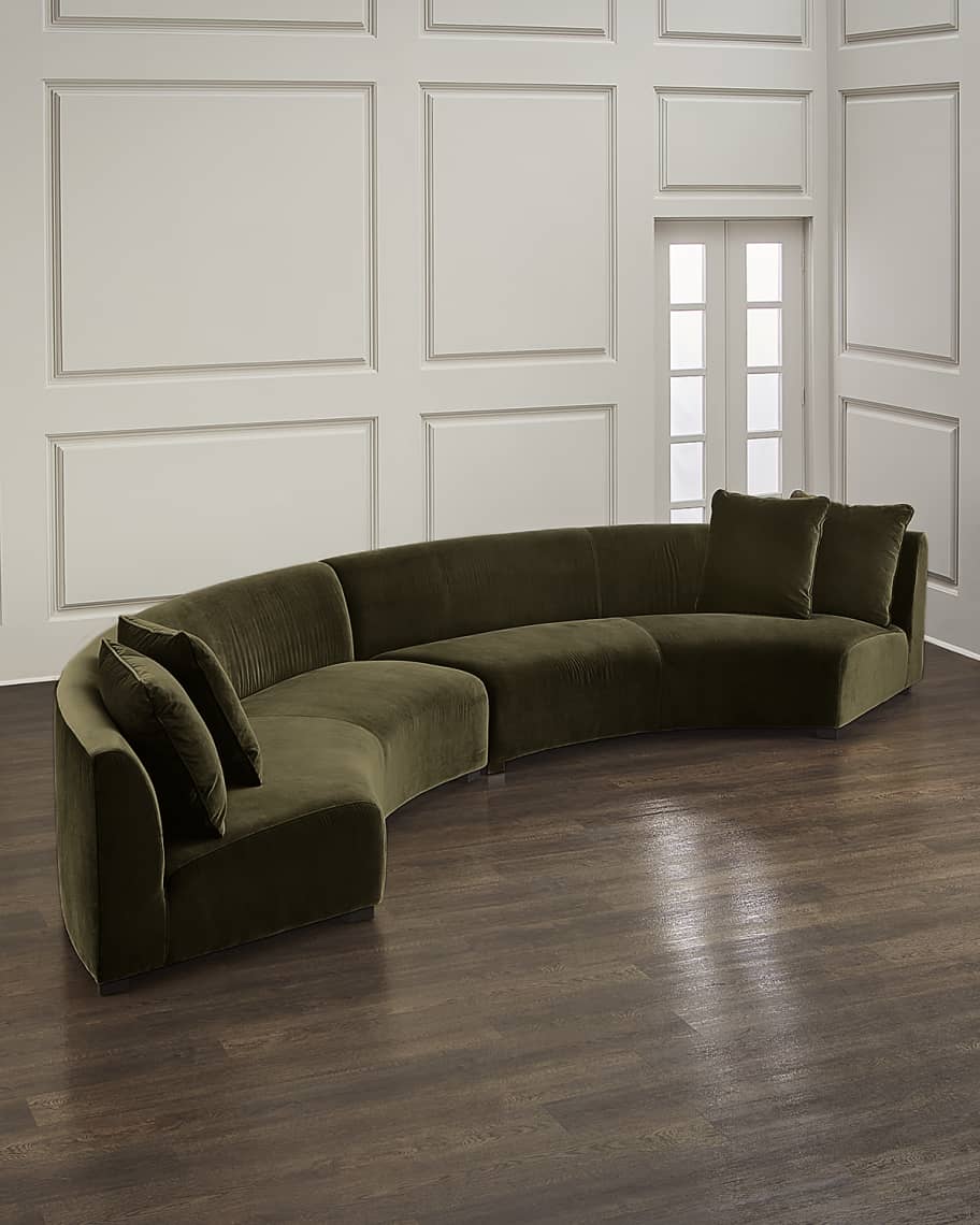 Four Hands Liam 2-Piece Curved Sectional | Neiman Marcus
