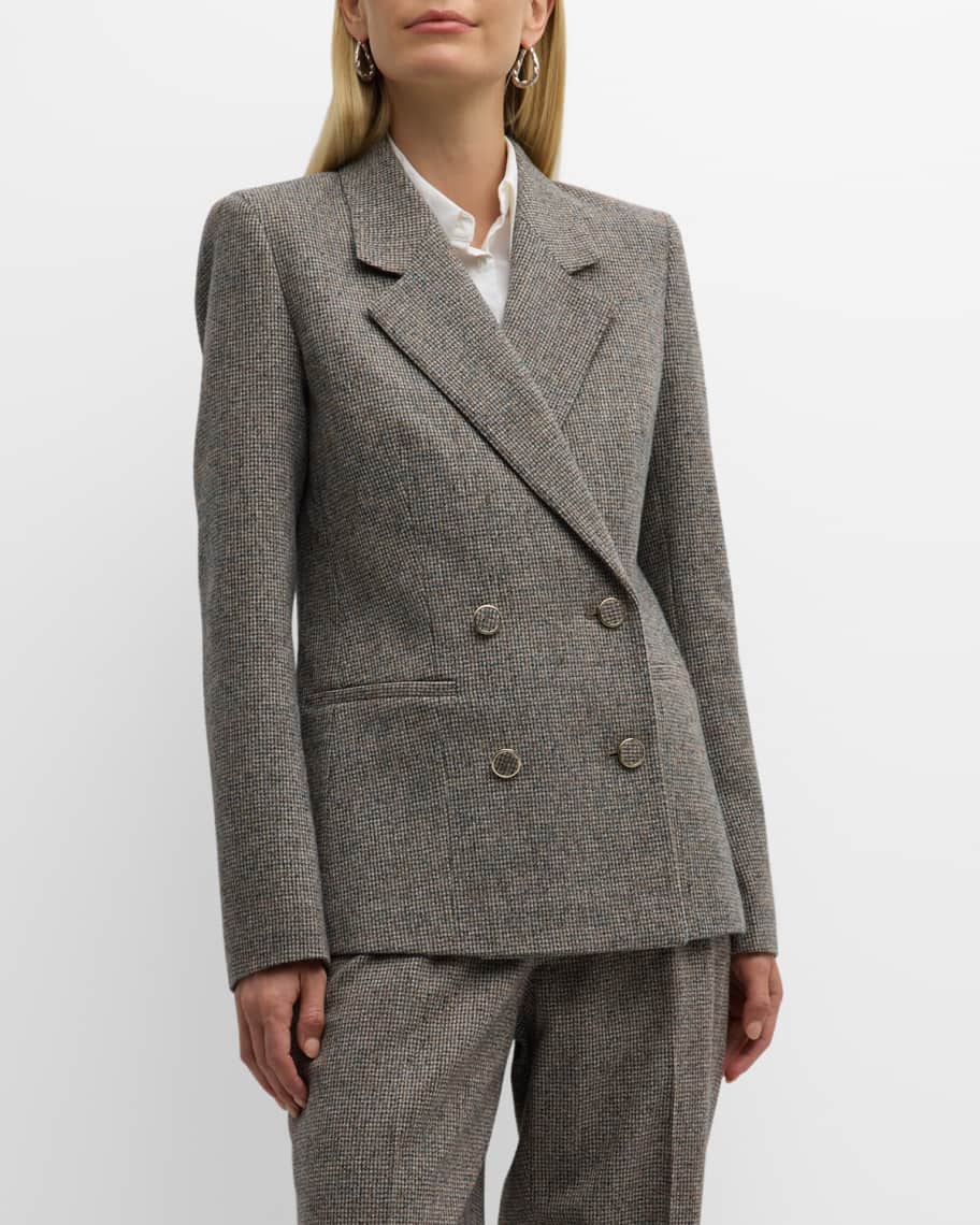 Double Breasted Check Jacket main image 0