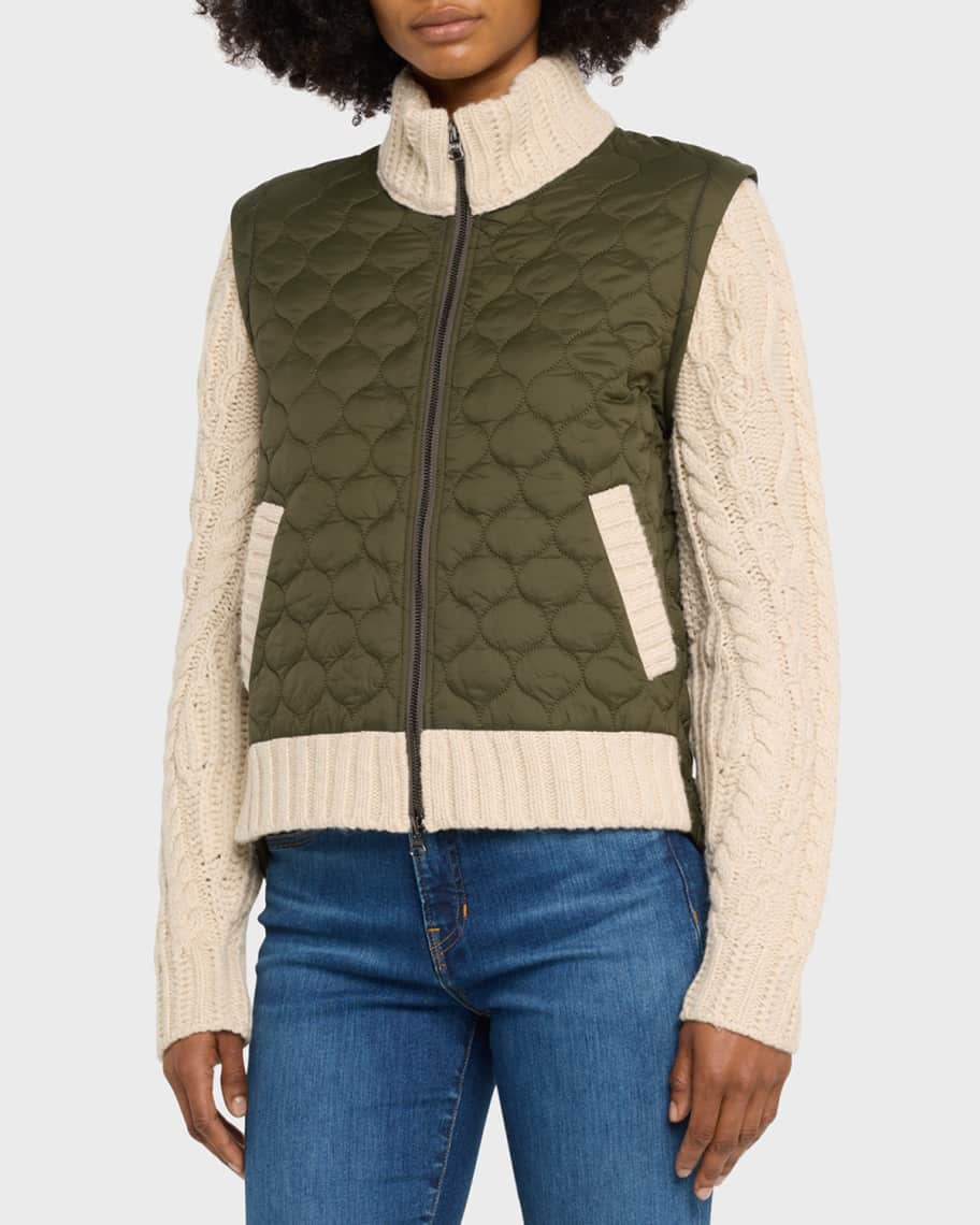 Veronica Beard Patra MixedMedia Jacket Neiman Marcus