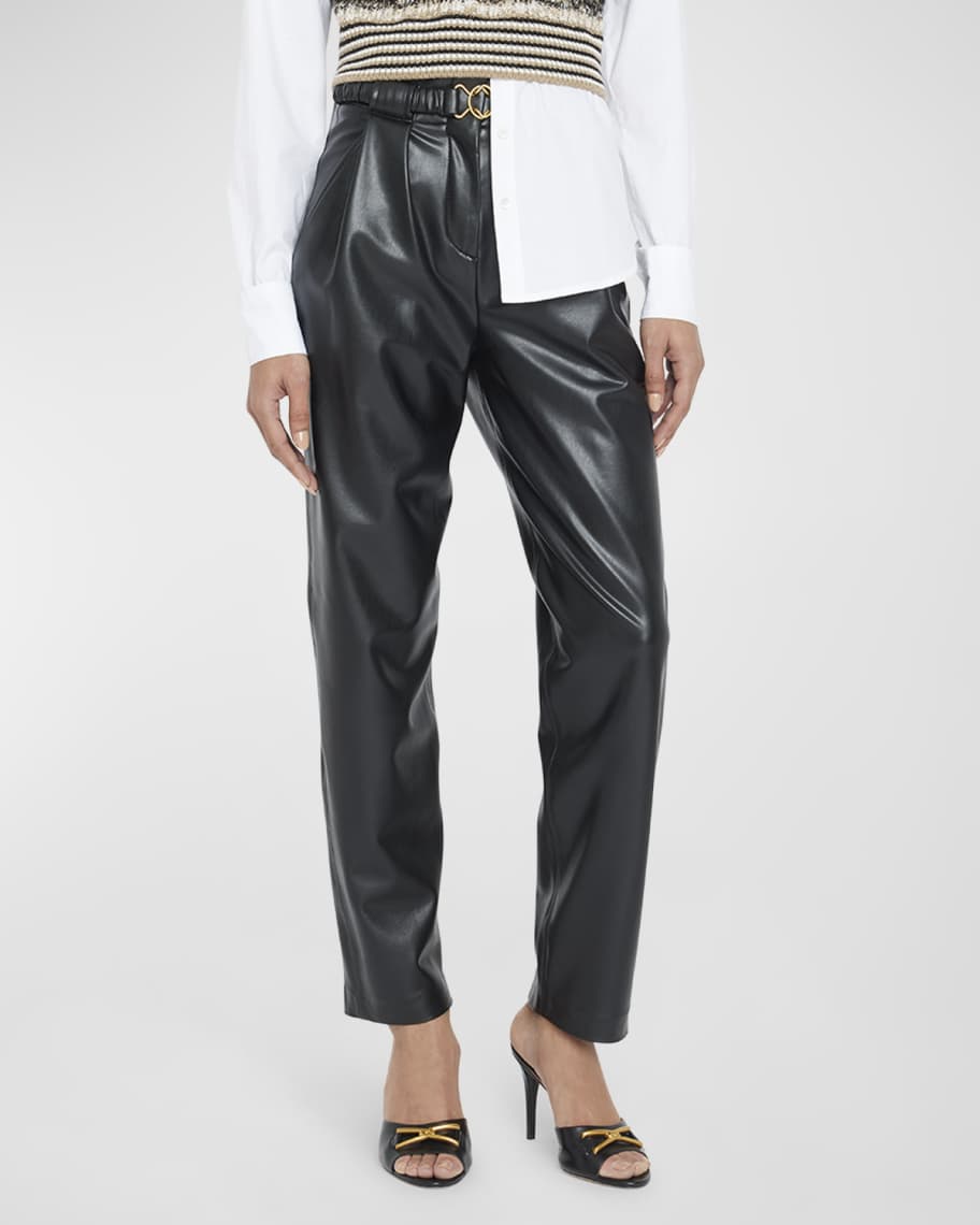 Coolidge Belted Leather Neiman Veronica Beard | Vegan Pants Marcus