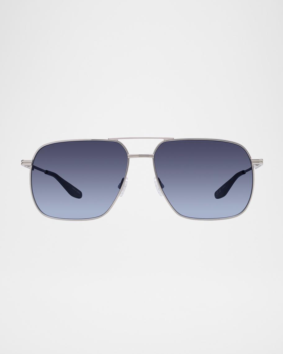 Barton Perreira x 007 Men's Royale Double-Bridge Titanium Aviator